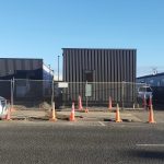 The completed modular clinic at 109 Canning Road, Hastings, seen from the street under a clear sky